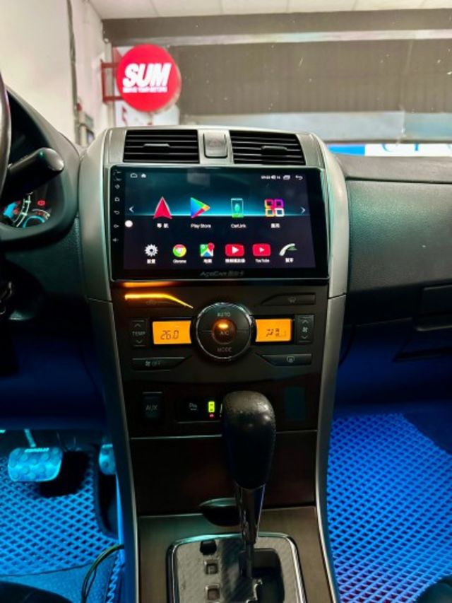 入庫 2011 Altis E經典 天窗版 升級：行車記錄器、排氣管 可調避震器、安卓機、改裝鋁圈 胎壓偵測、抬頭顯示器  第11張相片