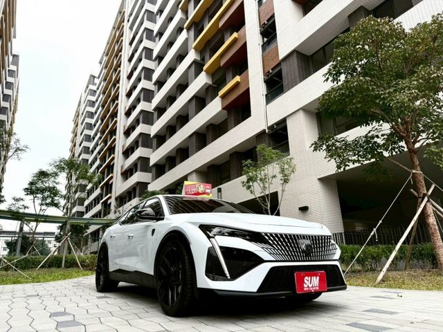2024 Peugeot 408 GT Premium 總代理 一手 原廠保固內 升級：20吋AG鋁圈/ACC跟車/盲點  第1張相片