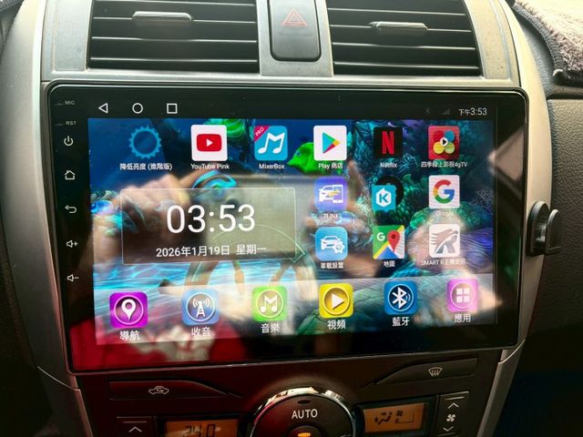 2011 TOYOTA Altis E版 認證車 升級：安卓機/carplay/藍牙/導航/倒車顯影/定速巡航/電折後視  第12張相片