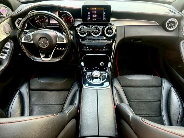 2016 C43 AMG 總代理 升級：發光旋轉高音/渦輪出風口/副駕飾板/柏林音響蓋/小鴨尾/360環景/盲點  第9張相片