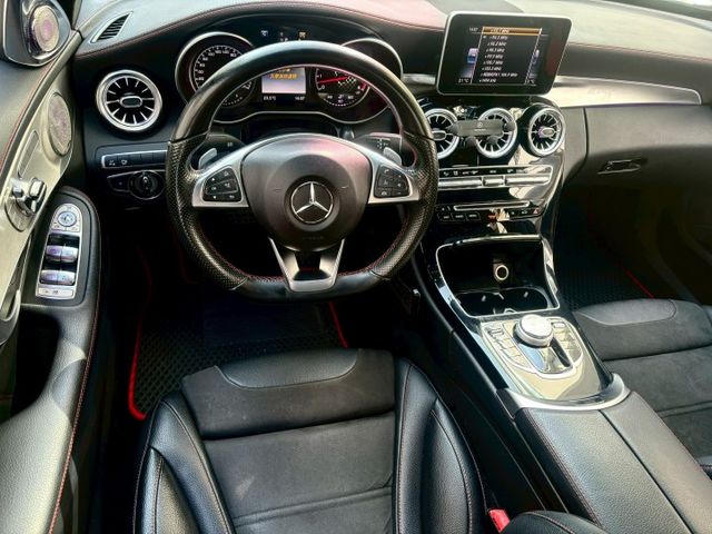 2016 C43 AMG 總代理 升級：發光旋轉高音/渦輪出風口/副駕飾板/柏林音響蓋/小鴨尾/360環景/盲點  第12張相片