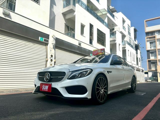 2016 C43 AMG 總代理 升級：發光旋轉高音/渦輪出風口/副駕飾板/柏林音響蓋/小鴨尾/360環景/盲點  第3張相片
