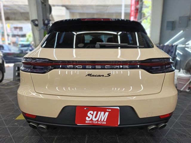 ★2019 PORSCHE MACAN S 3.0★  里程僅跑2萬  全車包膜最美奶茶色~超吸晴  第5張相片