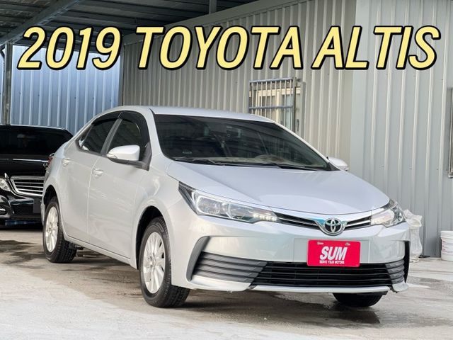 2019年TOYOTA 1.8 ALTIS 原版件 / 全原廠保養 /盲點偵測 / 導航 /  第1張相片
