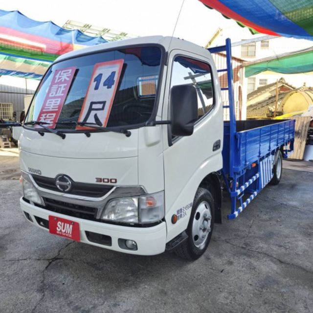 2018年12月高頂Hino超長型14尺半特製斗貨車  第2張相片