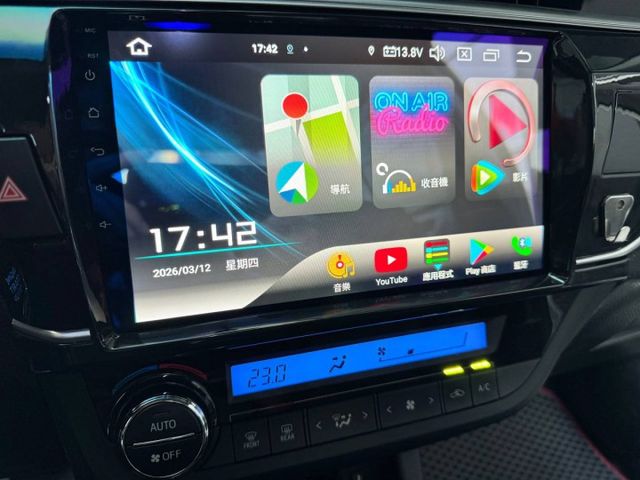 『ALTIS S+版』｜免鑰匙｜摸門解鎖｜定速巡航｜循跡防滑｜影音安卓機｜倒車顯影｜恆溫空調  第7張相片