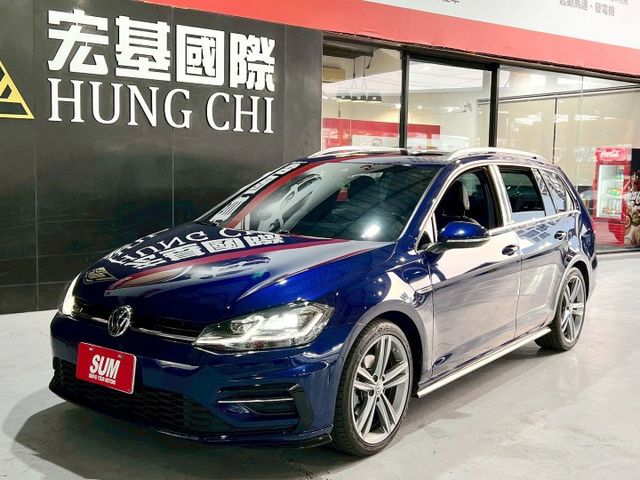 Golf Variant R-Line ACC跟車/換檔撥片/免KEY/電動座椅/全景天窗/空力套件/感應雨刷/感應頭燈  第1張相片