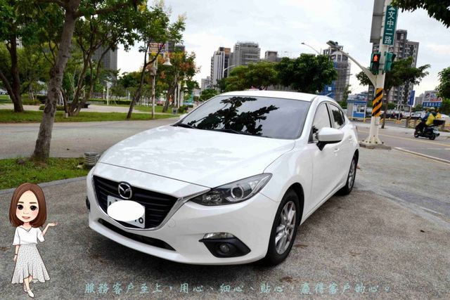 2017年Mazda3 4D 頂級  定速巡航/I-KEY/盲點偵測  第1張相片
