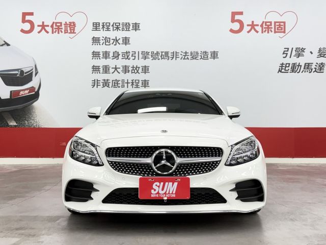 總代理一手董娘漂亮車，認證原鈑件，市場稀有的COUPE，僅實跑3萬多公里，有AMG、23P，內外漂亮如新，歡迎賞車  第2張相片