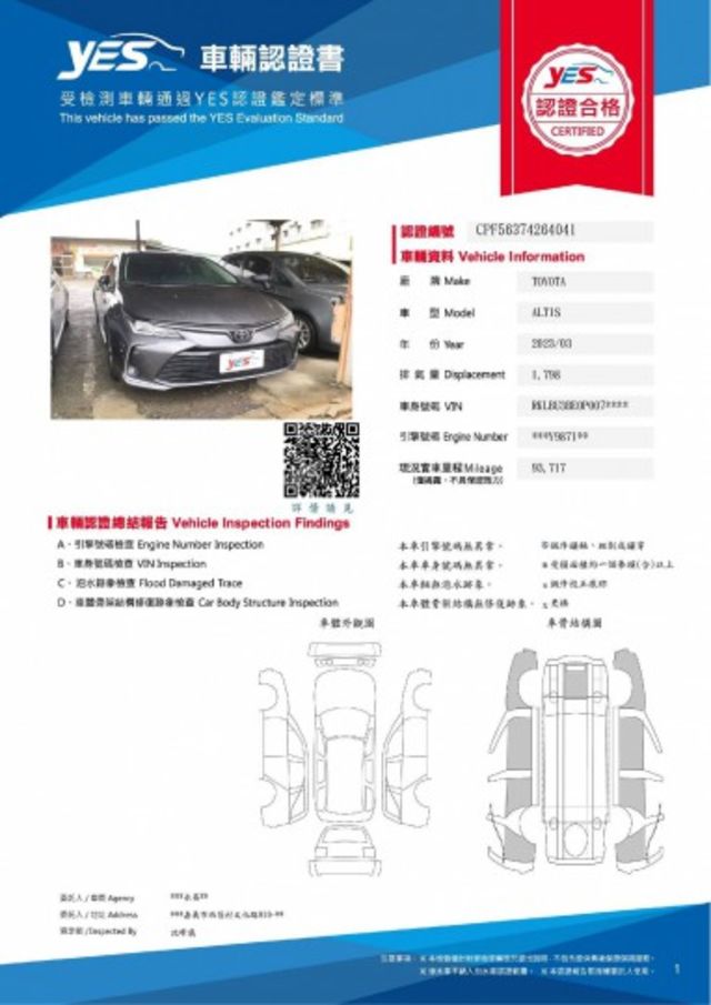 摸門免鑰匙啟動~ACC跟車系統~盲點偵測系統~AEB自動緊急煞車系統~車道偏離警示系統~胎壓監控~恆溫~原廠保養～  第2張相片
