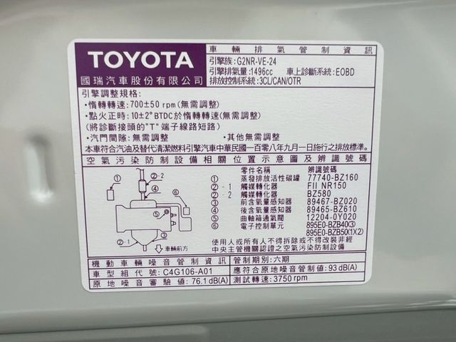 一手車/原版件/里程保證/藍芽CARplay/ACC跟車/循跡/自動煞停/電折/雙沏鋁圈/駐車雷達/黑內裝  第17張相片