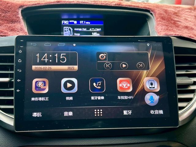 一手車里程保證/天窗/安卓機/自動頭燈/換檔快撥/定速/藍芽/導航/電折/恆溫/循跡/WIFI/倒車影像行車紀錄器/霧燈  第6張相片