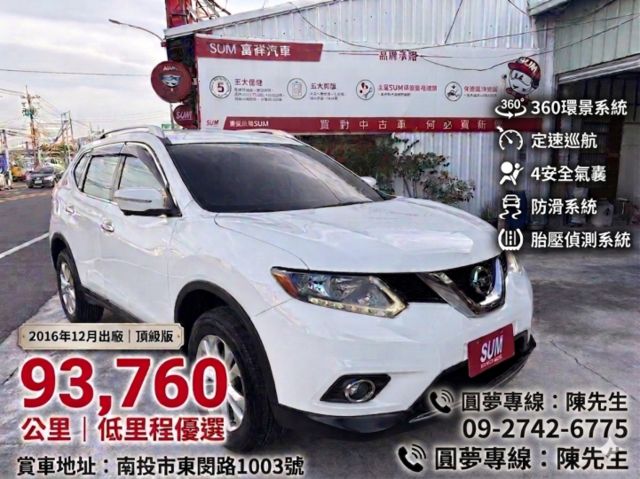 360環景.定速.胎壓.防滑.一手車.低里程.免頭款  第1張相片