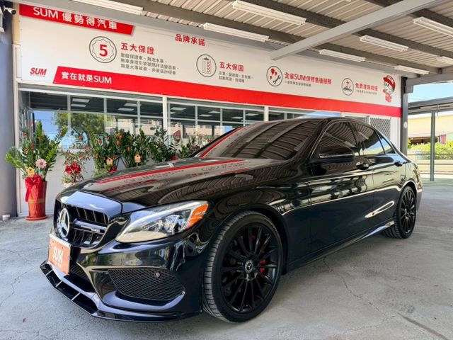 C300AMG~ 改C43樣式～雙電動椅、摸門、盲點、車道偏移警示、天窗  第1張相片
