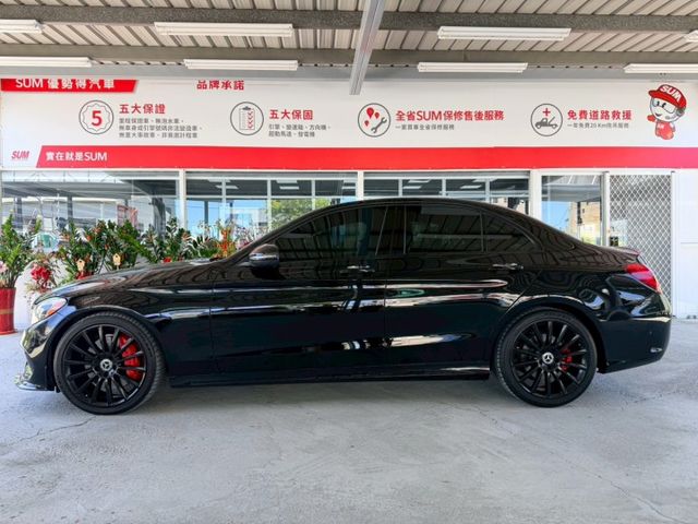 C300AMG~ 改C43樣式～雙電動椅、摸門、盲點、車道偏移警示、天窗  第7張相片