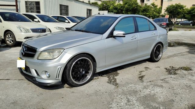 10年賓士C200 CGI渦輪增壓升級C63空力套件排氣管原版件  第1張相片