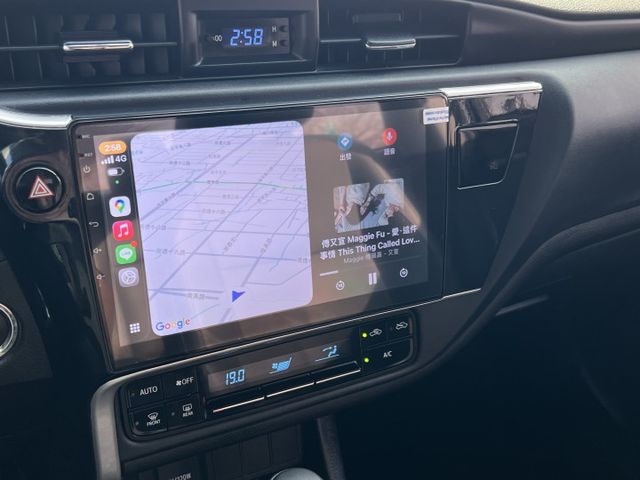 【原版件x認證車】經典版 11.5末代 低里程 iKEY摸門 恆溫 LED日行燈+導光條尾燈 全新升級安卓機+行車紀錄器  第10張相片