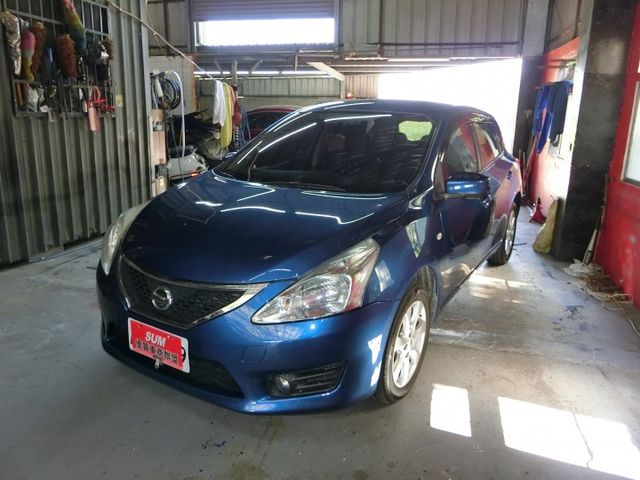 實車實價 免訂金 可全額貸 全額貸特價中 旗艦版 13 日產 Tiida 液晶螢幕 i-Key 免鑰摸門  第2張相片