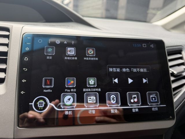2013年 9代 VTI-S 定速/恆溫/升級安卓機/無線CarPlay/換檔撥片/車況優質/可全額貸款/歡迎試乘  第7張相片