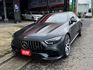 AMG-GT43 原廠消光黑 貼犀牛皮 有跟車 盲點 跑排 電懸 升降尾翼 黑枕木 改裝21吋鍛造鋁圈 蜻蜓方向盤+旋鈕  第1張縮圖