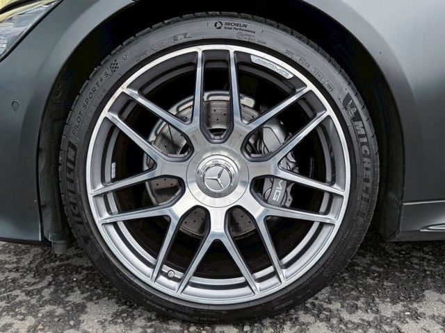 AMG-GT43 原廠消光黑 貼犀牛皮 有跟車 盲點 跑排 電懸 升降尾翼 黑枕木 改裝21吋鍛造鋁圈 蜻蜓方向盤+旋鈕  第5張相片