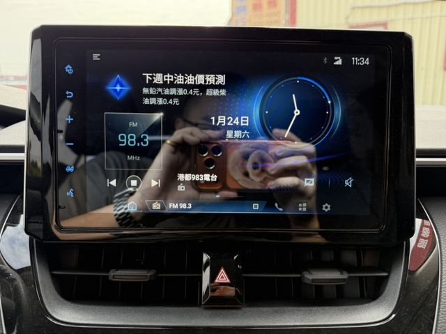 25年式小改款 原鈑件 里程僅跑1萬9千 豪華+免鑰匙 270環景 CarPlay 盲點偵測 ACC跟車系統 恆溫空調  第9張相片