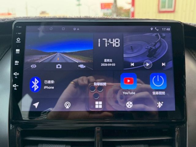 原鈑件 女用車 僅跑3萬多公里 經典版 15吋雙色鋁圈 雙安 ABS 加裝安卓大螢幕 前後錄電子後視鏡 LED大燈  第11張相片