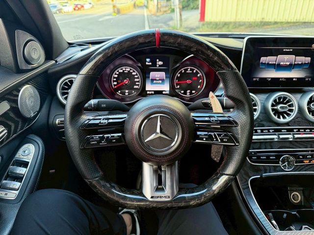 C300 AMG 全景天窗 魚眼頭燈 免鑰匙摸門 盲點 黑枕木內飾 柏林之音 改裝18吋鋁圈 全段排氣管 蜻蜓方向盤  第13張相片