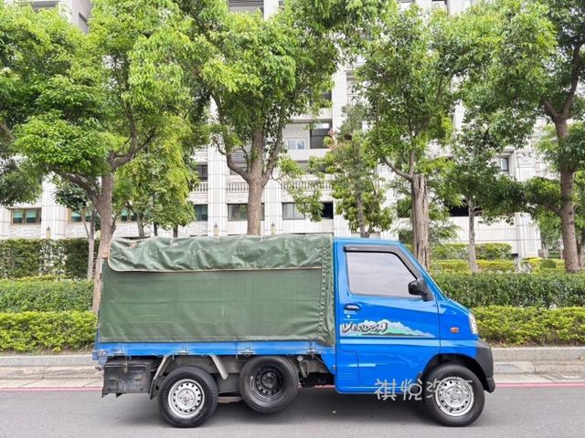僅跑16萬km、帆布鐵架木床+升降尾門、生意好夥伴、可客製化鐵架、0頭款～可全貸  第4張相片