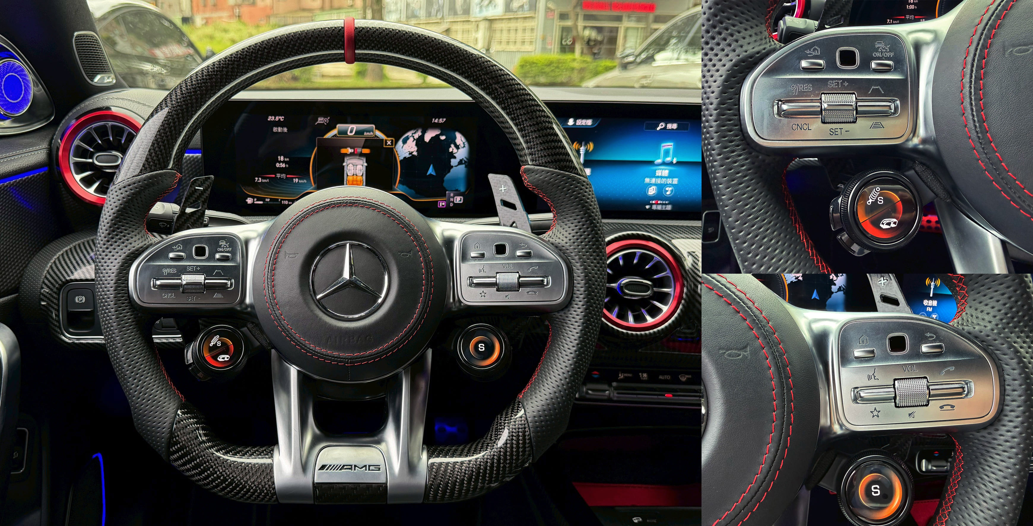 2021 M-Benz CLA200 Shooting Brake 【改裝升級】： 🔹全車45外觀 🔹中尾段閥門排氣管 , 連動U88旋鈕跑排🔹旋轉高音柏林  0938-920-586 周先生 LINE ID : 0938920586  第4張相片