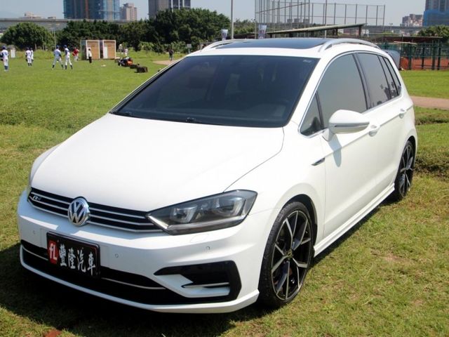 Volkswagen 福斯  Golf {一手車 原鈑件}17年GOLF Sportsvan 280RLine白~豐隆嚴選0頭款低月付專  第1張相片
