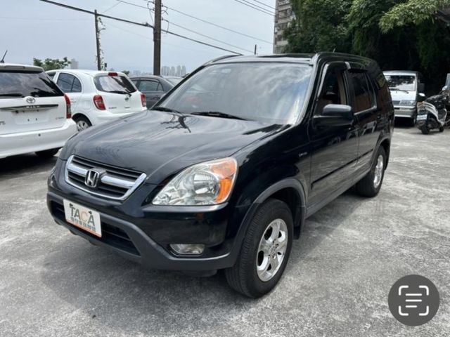 Honda  CR-V ~TACA優良車商~*(小林汽車)* 正2004年 本田 HONDA CR-V 二代 2.0 黑色 棕色內裝   第1張相片