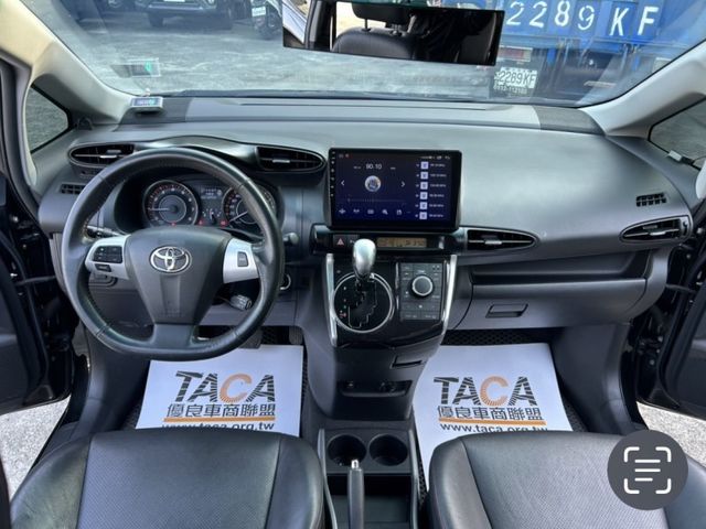 Toyota  Wish ~TACA優良車商~*(小林汽車)* 正2014年 TOYOTA WISH 豐田 威曲 2.0 E-HI 3代 黑色 I-KEY 安卓 七  第7張相片