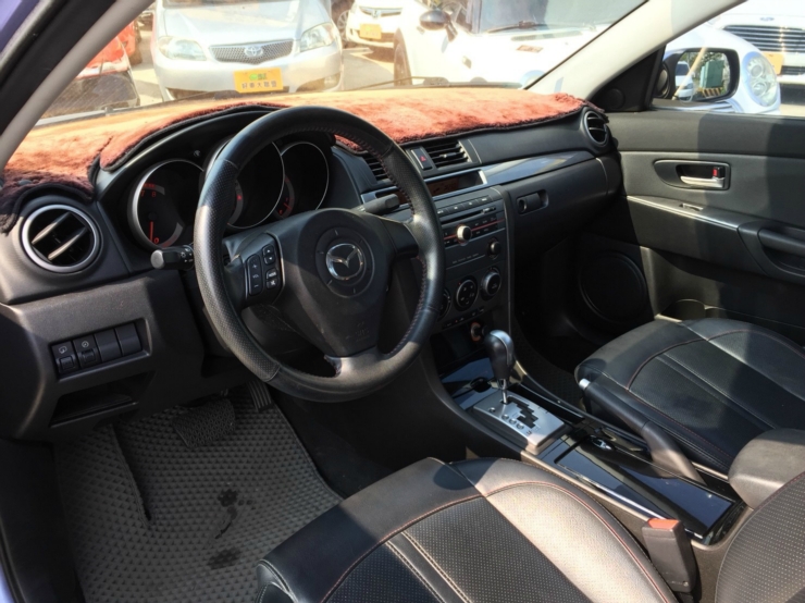 2007年 MAZDA 馬3 4門 2.0L 淺藍色 10年車里程僅跑6萬 僅有一台  第5張相片