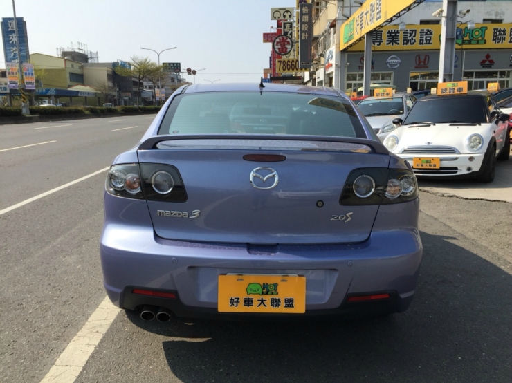 2007年 MAZDA 馬3 4門 2.0L 淺藍色 10年車里程僅跑6萬 僅有一台  第7張相片