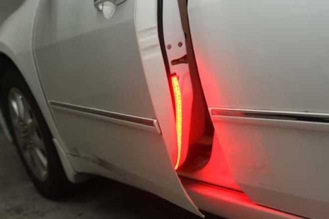 車門警示LED燈條DIY安裝