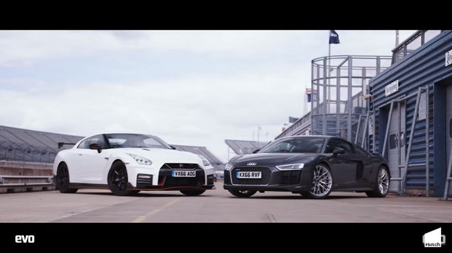 德日跑車之戰　賽道上　Nissan GT-R Nismo與新Audi R8 V10 Plus誰強？？？