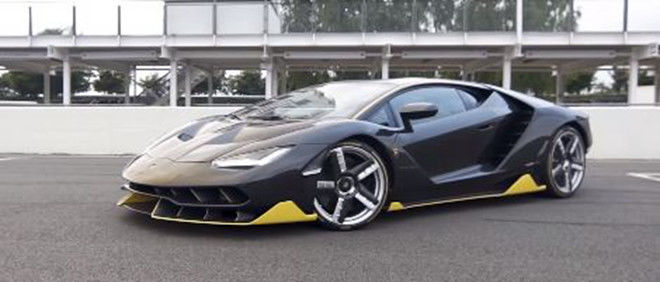 在Goodwood速度嘉年華會上盡情奔馳的Lamborghini Centenario