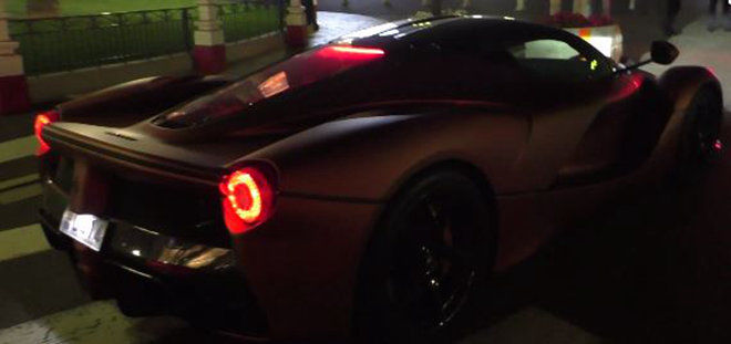 專屬客製化的Bronzo Opaco消光古銅色Ferrari LaFerrari在摩納哥街頭上出沒！