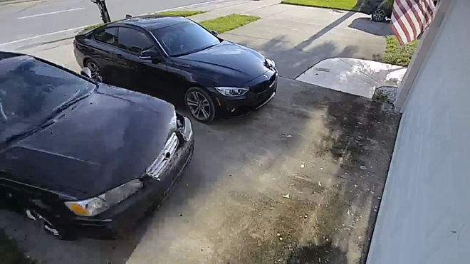 [影片]甩尾閃過BMW進車庫失敗