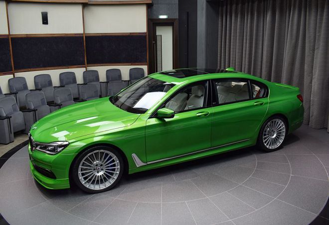 Java Green配色的Alpina B7，這個顏色夠搭配這輛車嗎？