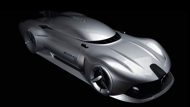 年輕設計帥眼中的2040 M-Benz極速火箭　W196 R Streamliner Concept帥氣亮相