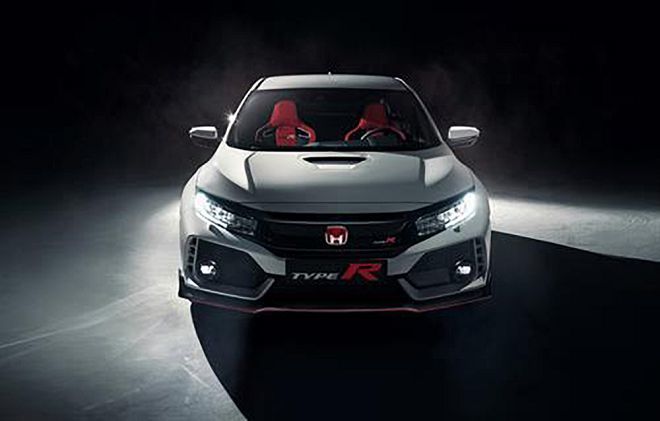 全新2018年式Honda Civic Type R在日內瓦車展亮相前放出兩張預覽圖！