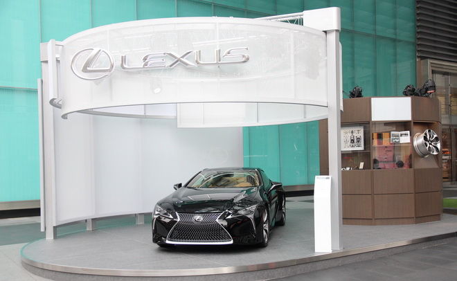 預見LC–Lexus品牌體驗館 3／1起於信義微風戶外廣場快閃現身