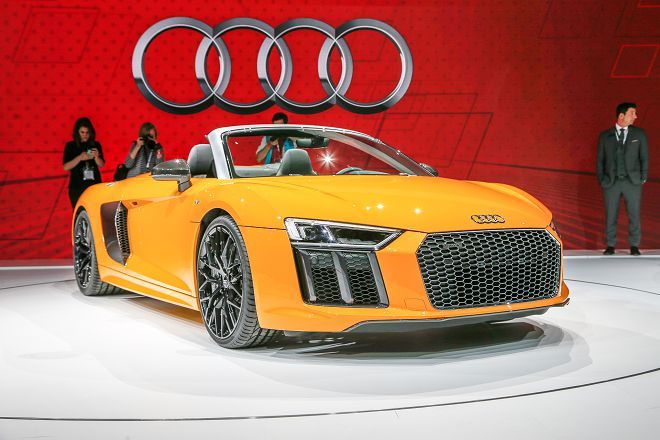 Audi揭露了2017 R8 Spyder上空超跑的定價