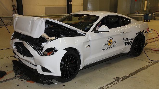 最新一輪的Euro NCAP撞擊測試出爐！歐規Ford Mustang只獲得了兩星的安全評級