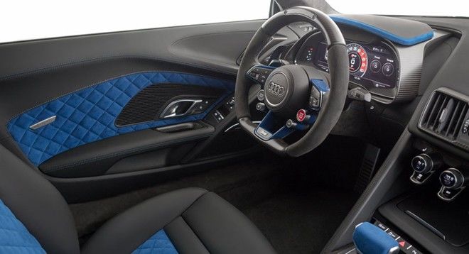 Neidfaktor以黑藍為主題給Audi R8 V10 Plus煥然一新的內裝風格