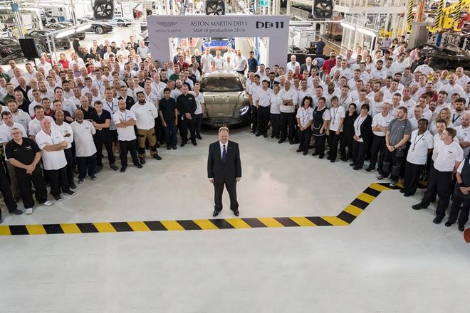 Aston Martin DB11正式於Gaydon工廠量產