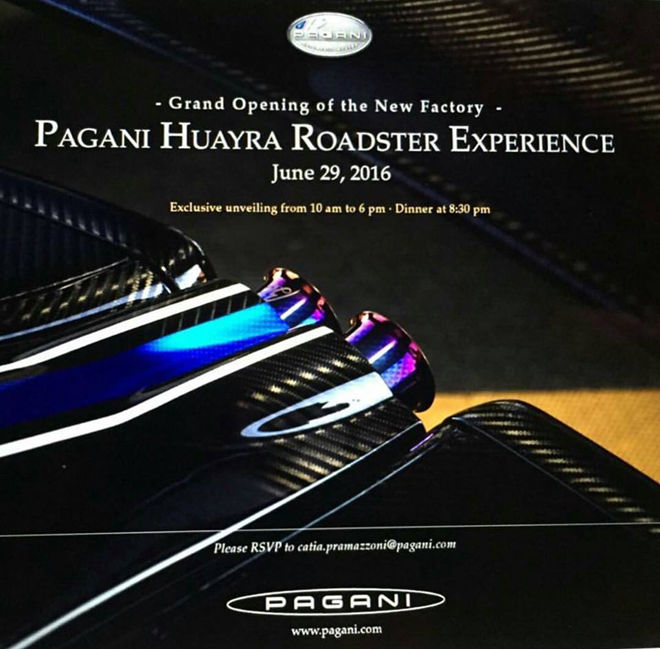 「上空風神」確實存在　Pagani 「Huayra Roadster」曾展示給VIP客戶