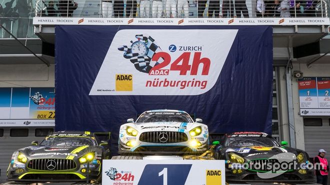 「1、2、3、4...」　Mercedes-AMG GT3參加Nurburgring 24h耐力賽事包辦前四名